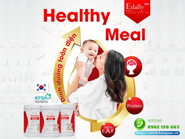 Edally Healthy Meal - Bữa ăn lành mạnh, cân bằng dưỡng chất giúp trẻ phát triển toàn diện